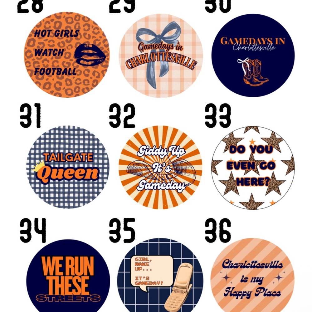 Assorted Gameday Button - Picture 5 of 14